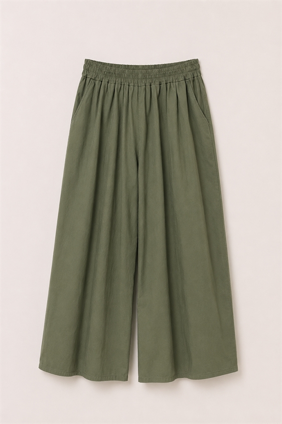 PANTA PALAZZO LUNGO CON ELASTICO