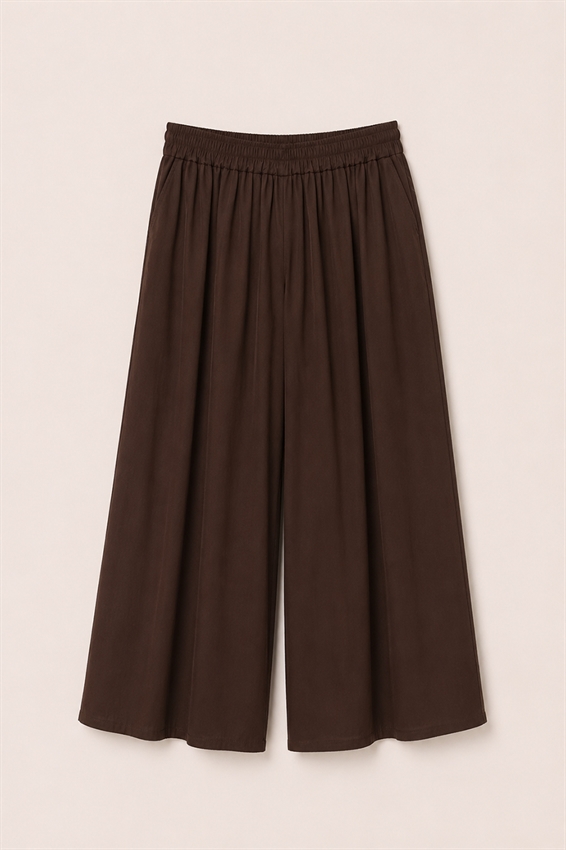 PANTA PALAZZO LUNGO CON ELASTICO