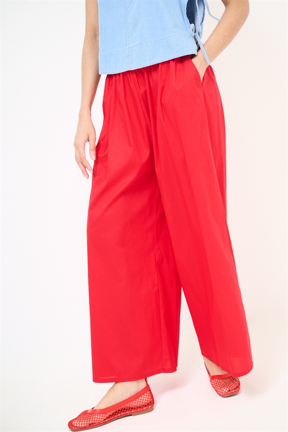 PANTA PALAZZO LUNGO CON ELASTICO