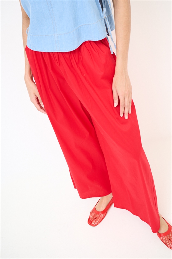 PANTA PALAZZO LUNGO CON ELASTICO