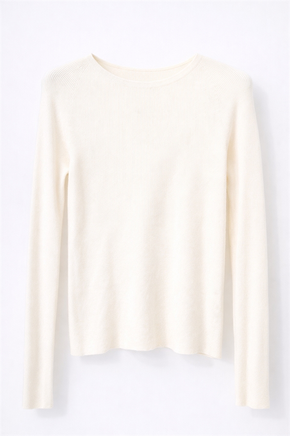 MAGLIA PARICOLLO COSTINA INTEGRALE BURRO