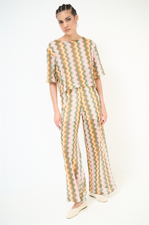 PANTA DRITTO CHEVRON
