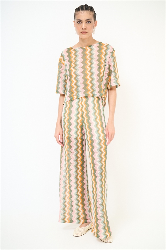 PANTA DRITTO CHEVRON