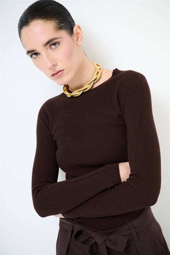 MAGLIA PARICOLLO COSTINA INTEGRALE MORO