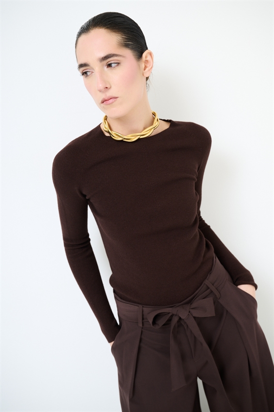 MAGLIA PARICOLLO COSTINA INTEGRALE MORO