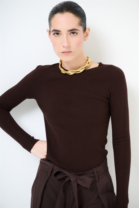 MAGLIA PARICOLLO COSTINA INTEGRALE MORO