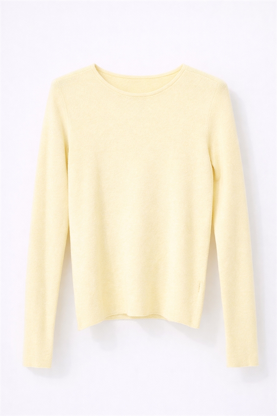 MAGLIA SCOLLO BARCA COSTINA INTEGRALE GIALLO