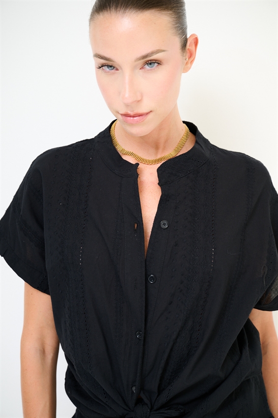 CAMICIA SMANICATA CON NODO SAN GALLO