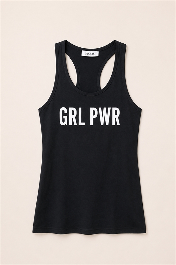 CANOTTA CON STAMPA GIRL POWER