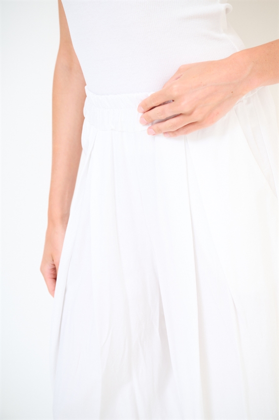 PANTALONE A PALAZZO IN VISCOSA/LINO