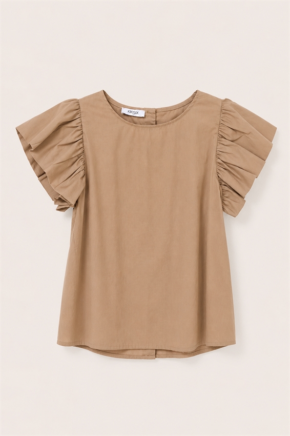 TOP SMANICATO CON DOPPIA GALA