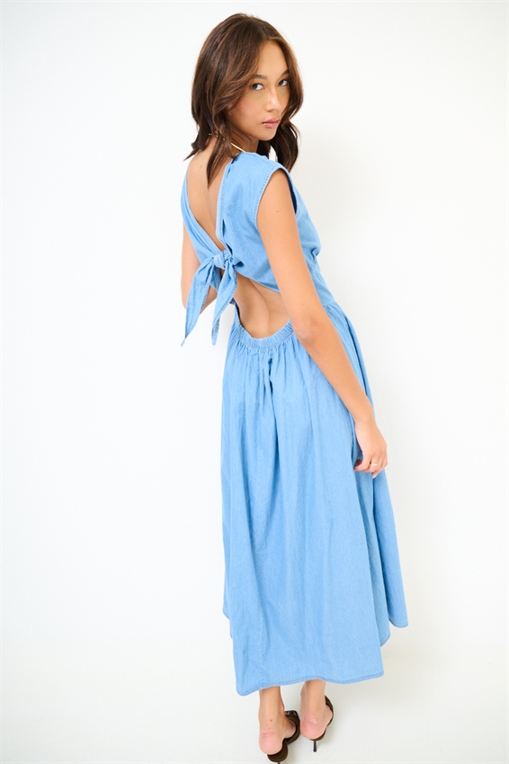 ABITO LUNGO IN CHAMBRAY