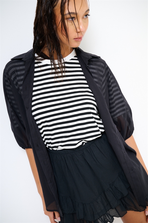CAMICIA OVER CON COULISSE DIETRO