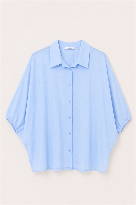 CAMICIA OVER CON COULISSE DIETRO