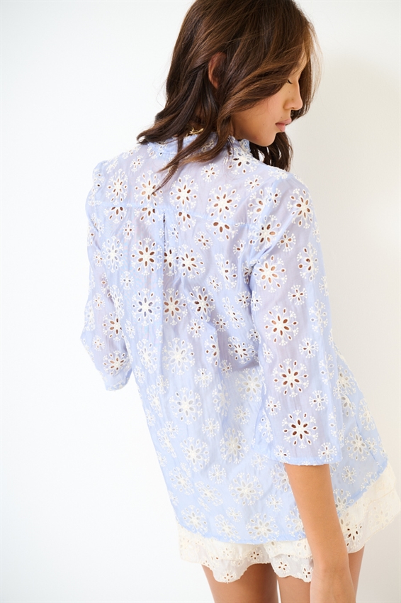 CAMICIA COLLO COREANA SANGALLO