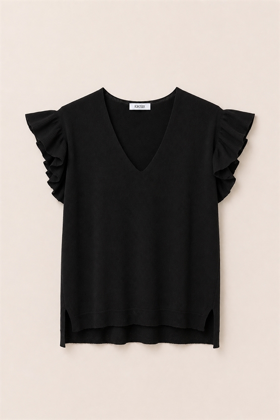 MAGLIA SCOLLO A V CON GALA