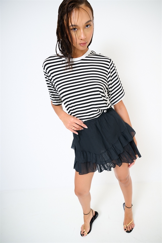 T-SHIRT RIGATA A SCATOLINA