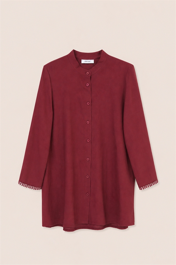 CAMICIA NODO COLLO COREANA + PASSAMANERIA
