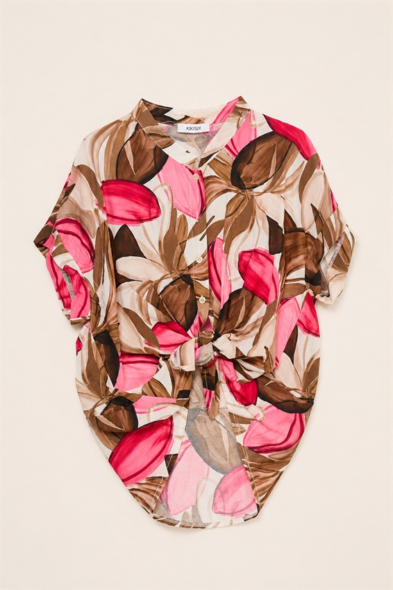 CAMICIA IN VISCOSA A FANTASIA