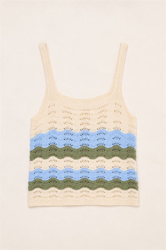 CANOTTA CROP MACRAME RIGA
