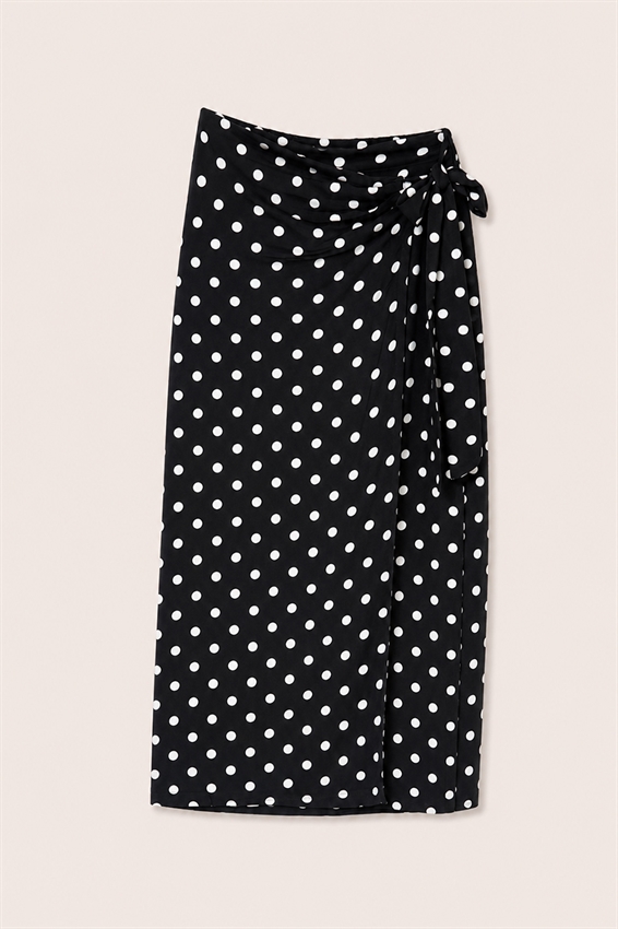 GONNA PORTAFOGLIO CON NODO LATERALE A POIS