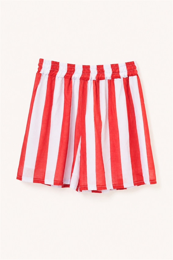 SHORTS IN MUSSOLA RIGATI