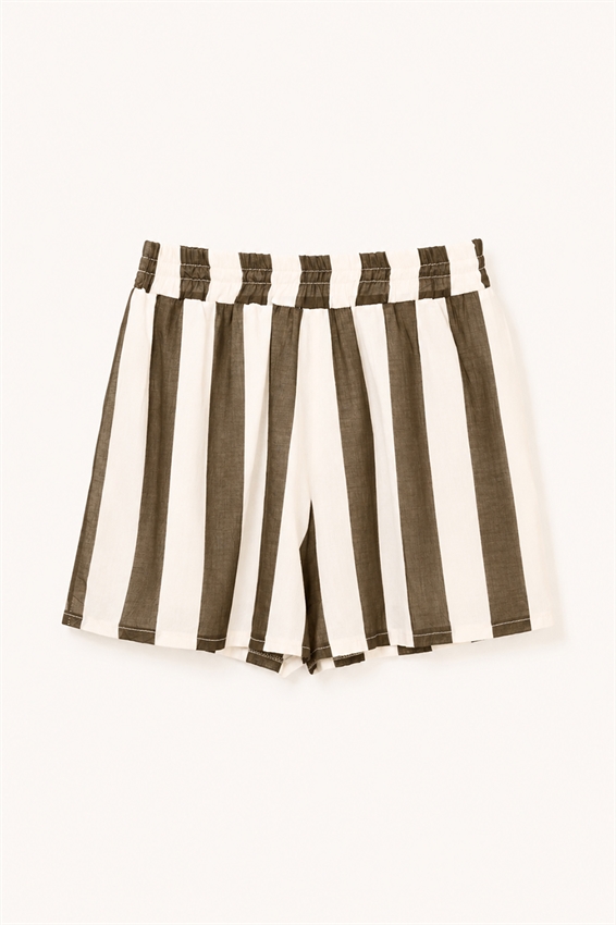 SHORTS IN MUSSOLA RIGATI