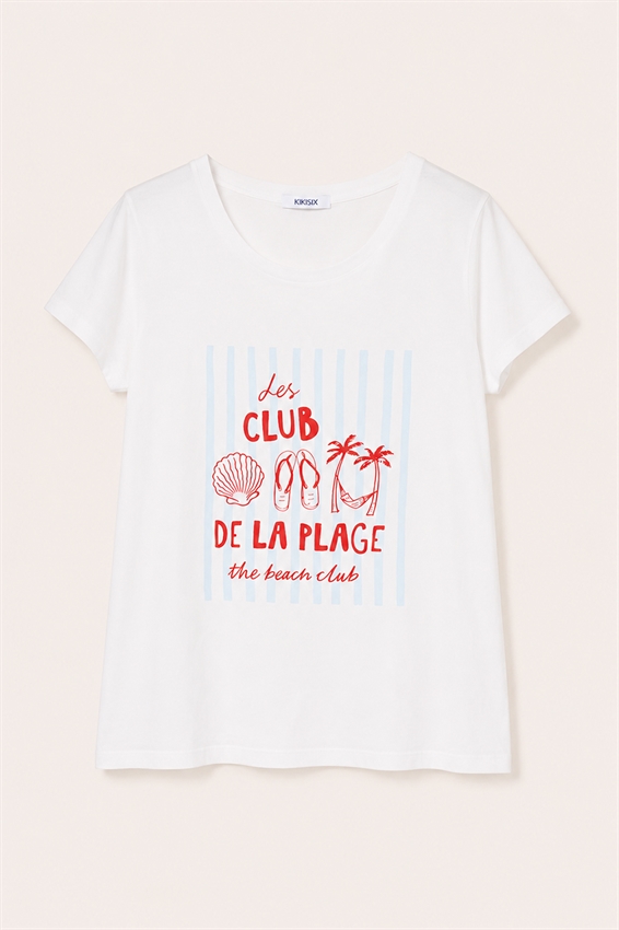 T-SHIRT SLIM CON STAMPA CLUB