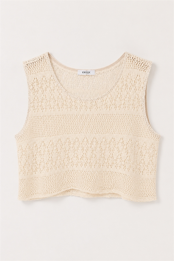 CROP TOP MACRAME
