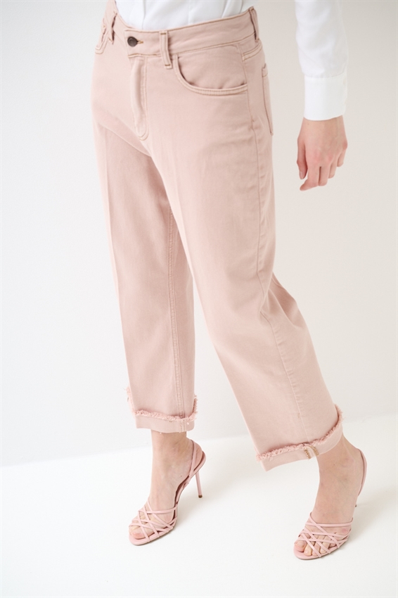 PANTALONE BULL CON IMPUNTURE A CONTRASTO CIPRIA