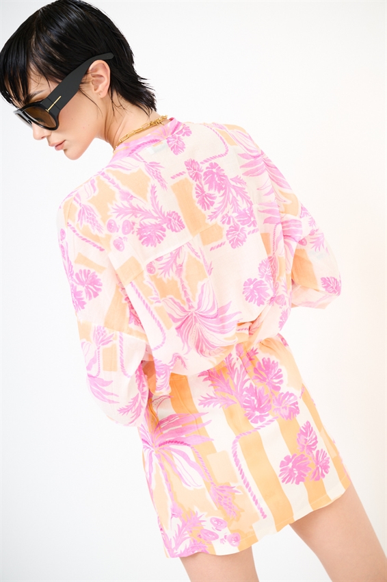 CAMICIA COREANA CON NODO STAMPATA