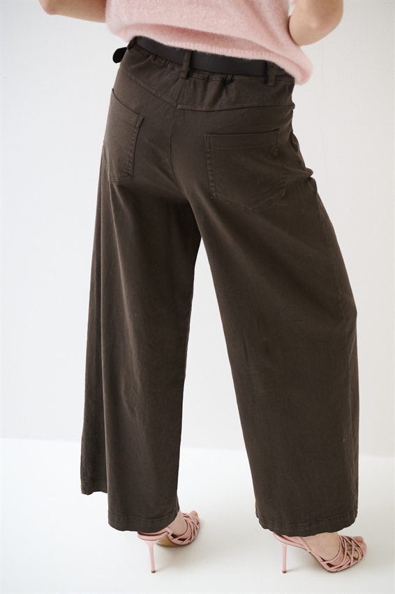 PANTA PALAZZO + CINTURA FORMICA