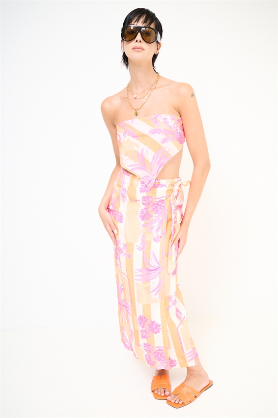 FOULARD IN MUSSOLA CON STAMPA