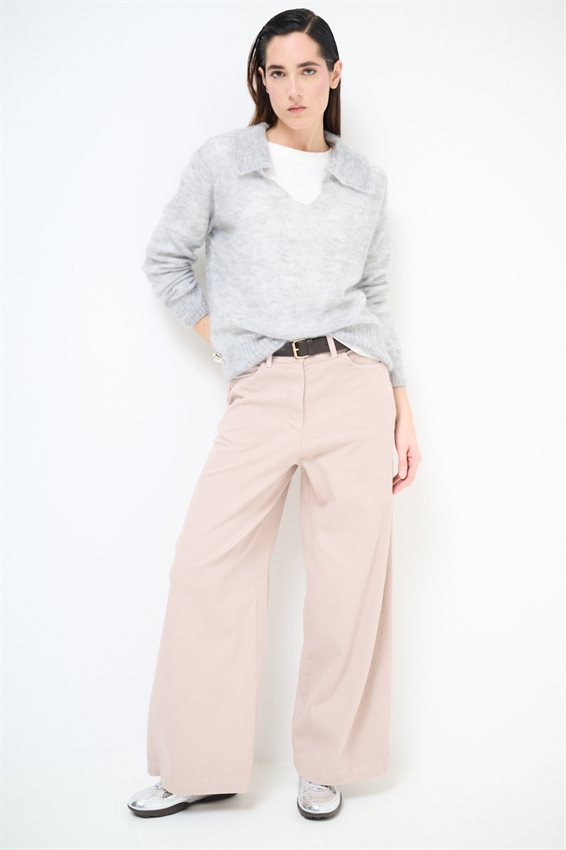 PANTA PALAZZO + CINTURA QUARZO