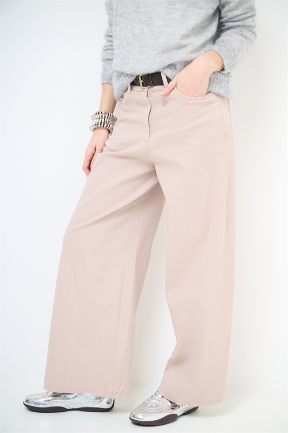 PANTA PALAZZO + CINTURA QUARZO