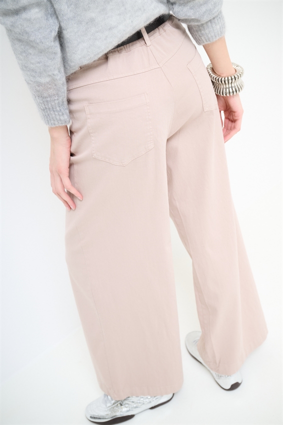 PANTA PALAZZO + CINTURA QUARZO