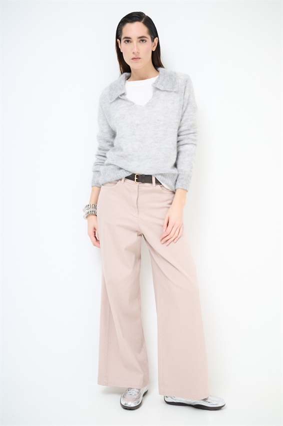 PANTA PALAZZO + CINTURA QUARZO