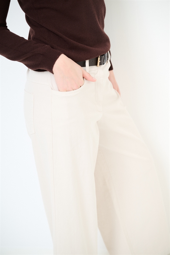 PANTA PALAZZO + CINTURA SOIA