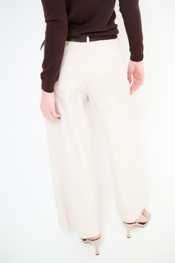 PANTA PALAZZO + CINTURA SOIA