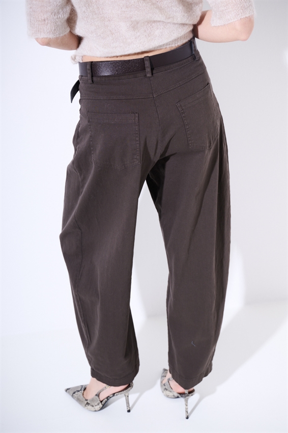 PANTA BALLON CON IMPUNTURA DAV. E CINTURA FORMICA