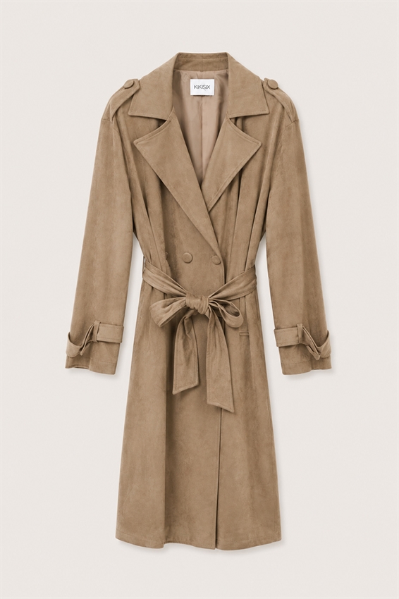 TRENCH CON CINTURA SUEDE