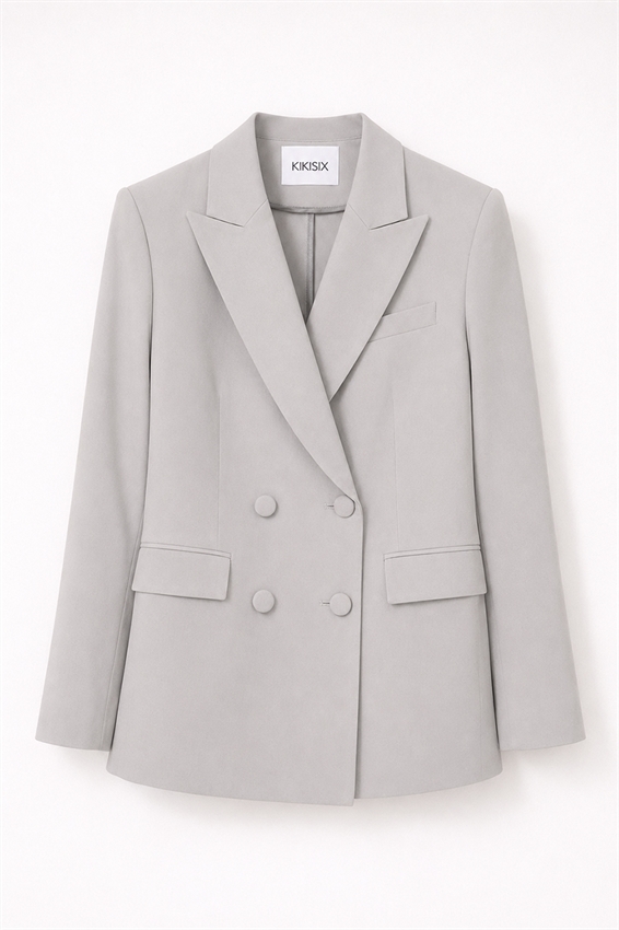 BLAZER DOPPIOPETTO CON REVERS LARGHI E 4 BOTTONI