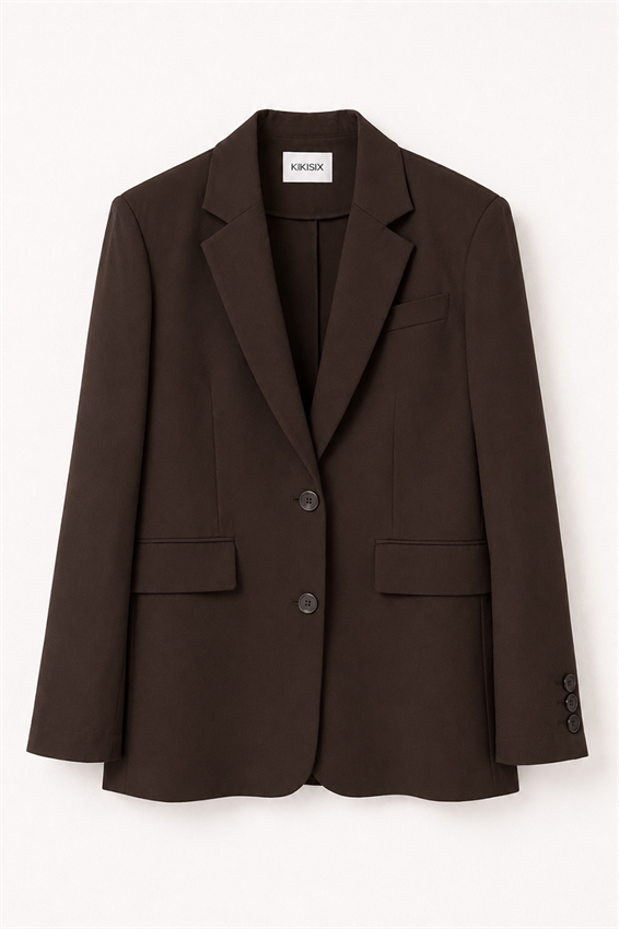 BLAZER MONOPETTO 2 BOTTONI E TASCHE A FILETTO