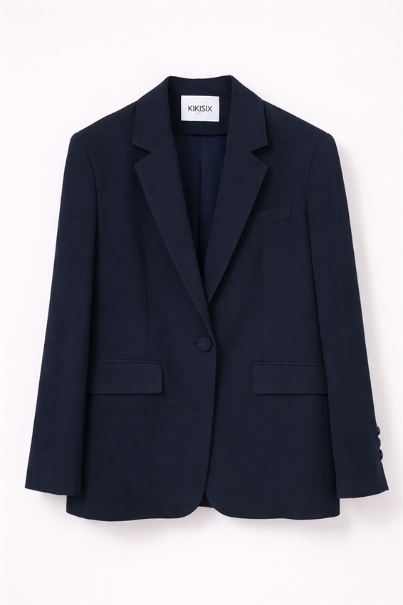 BLAZER MONOPETTO 1 BOTTONE E TASCHE A FILETTO
