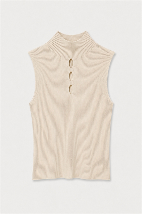 GILET A COSTINE CON APERTURE