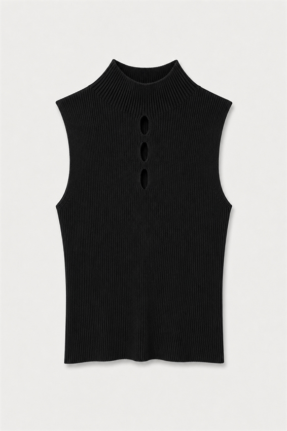 GILET A COSTINE CON APERTURE