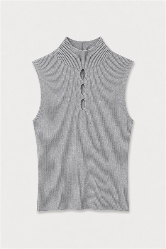 GILET A COSTINE CON APERTURE