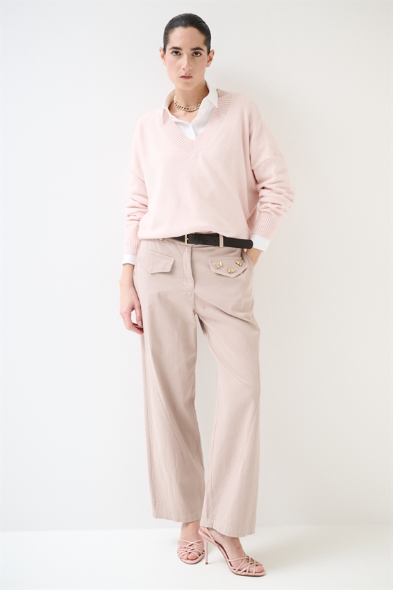 PANTA PATTINE DAVANTI CON TERMO AD. E CINTURA QUARZO