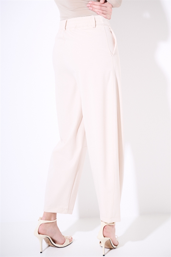 PANTALONE OVETTO CON ELASTICO RETRO BURRO