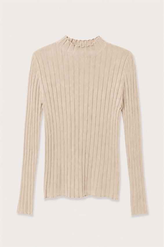 MAGLIA MEZZO COLLO A COSTA